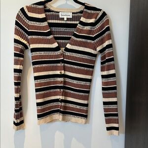 Heartloom Multicolor Ribbed Sweater